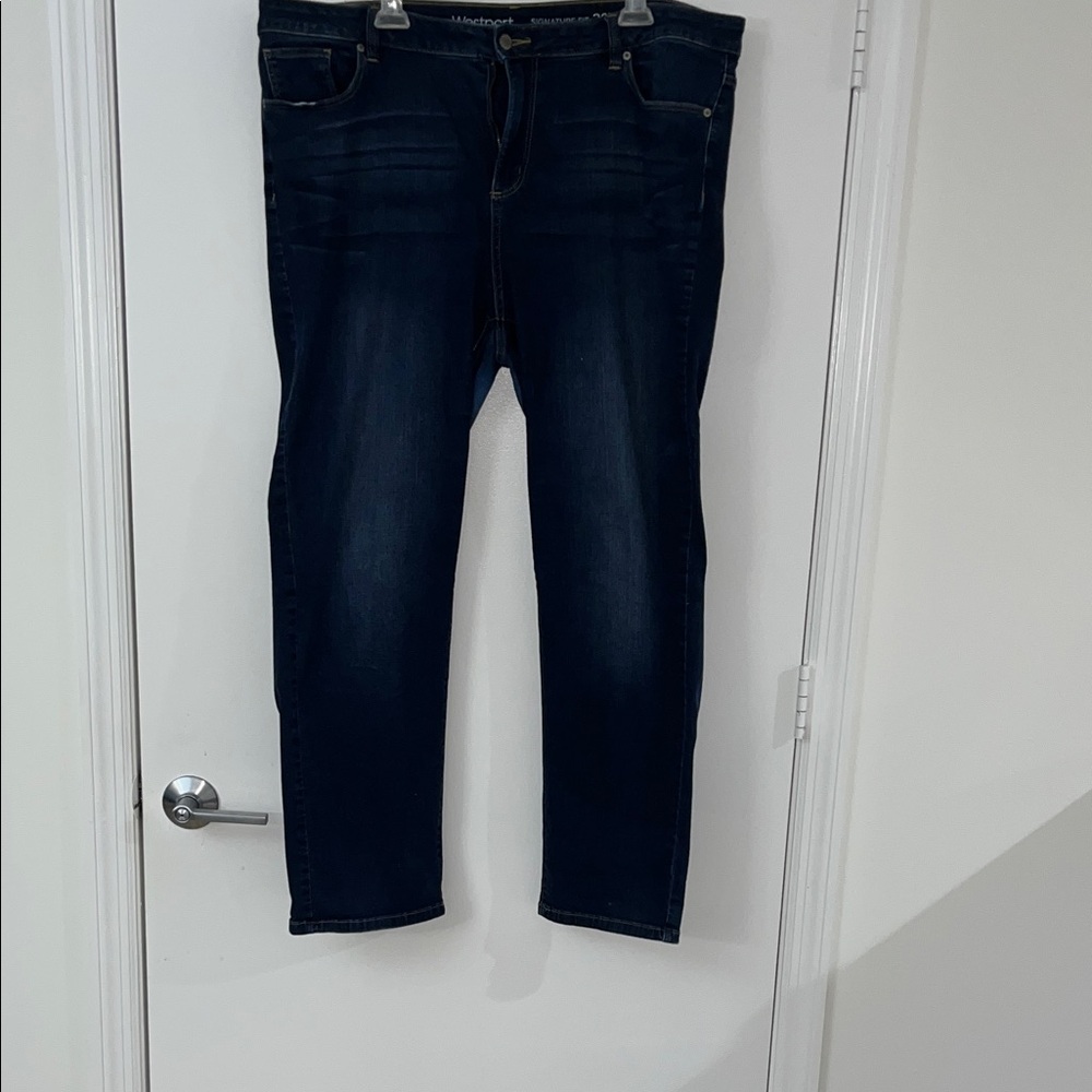 Westport Signature Fit Straight Jeans - Deep Indigo